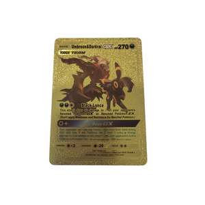 Gold Umbreon & Darkrai GX Tag Team Pokémon Card Black Lance / Dark Moon GX (Copy) (Copy)
