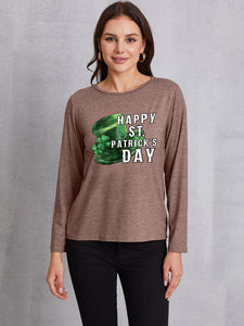 HAPPY ST. PATRICK'S DAY Round Neck T-Shirt