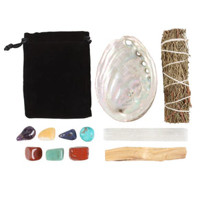 Divine Energy Smudge and Stone Wellness Kit