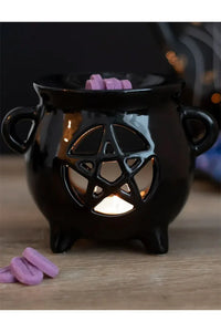 Pentagram Cauldron Oil Burner