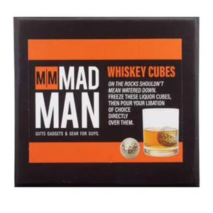 Mad Man Whiskey Cubes Golf Ball Design, Set of 4