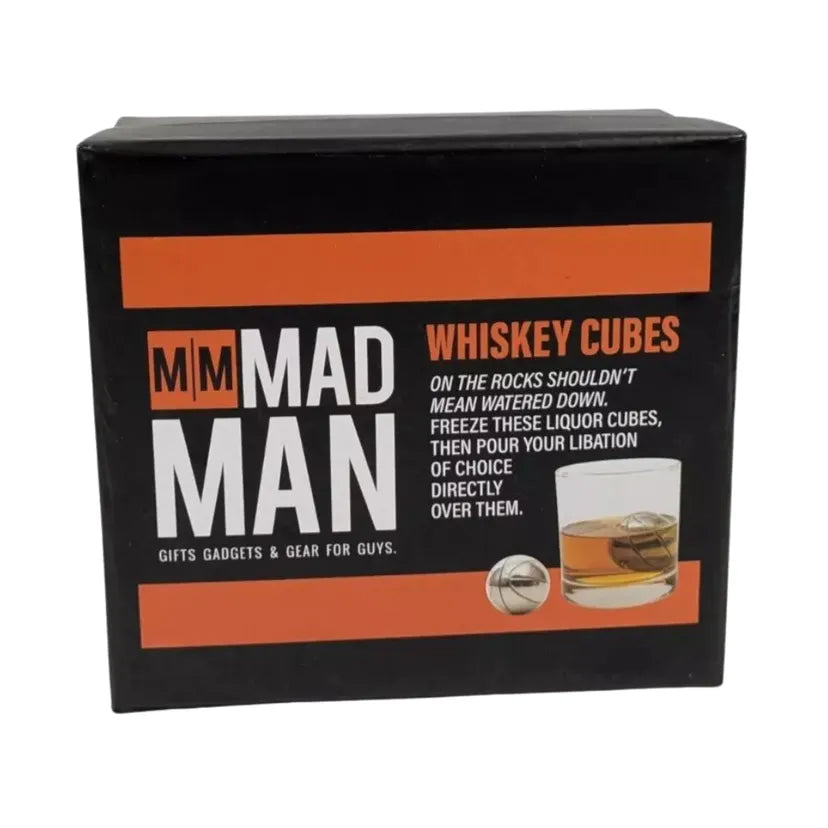 Mad Man Whiskey Cubes Set of 4 BasketBall