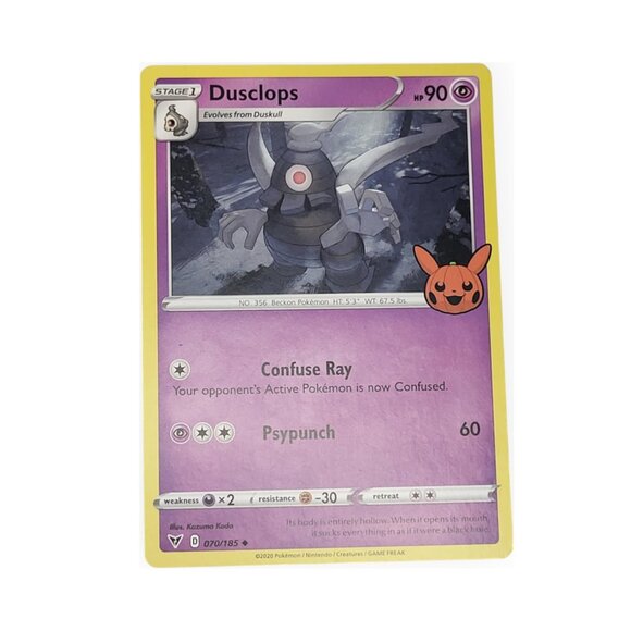 Trick or Trade Dusclops Pokémon Card
