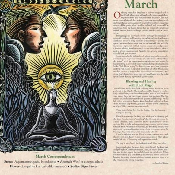 Witches Wall Calendar 2026