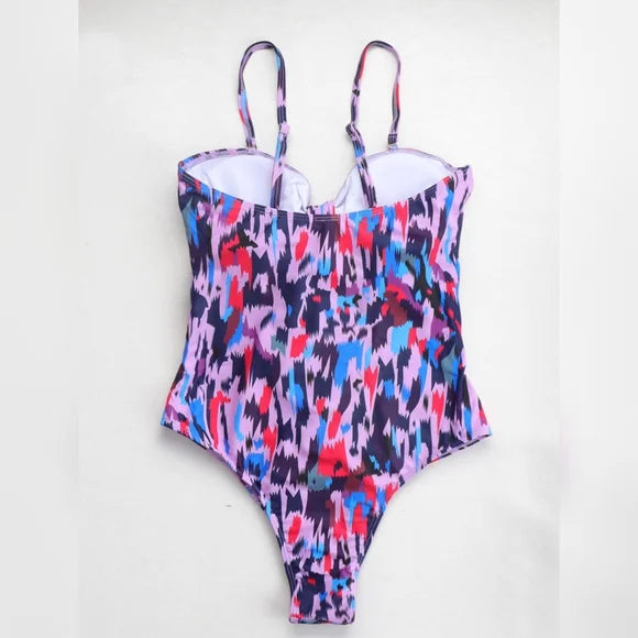 Knot Cutout One-Piece Swimsuit