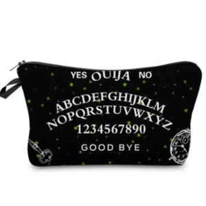 Ouija Makeup Cosmetic Bag & Coin Purse Keychain Set