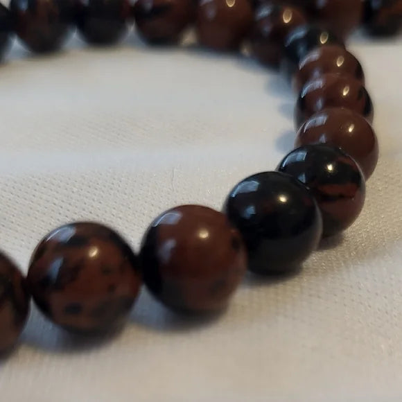 1 MAHOGANY OBSIDIAN Crystal Bracelet