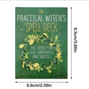 Practical witches spell deck a 100 spells for love happiness and success