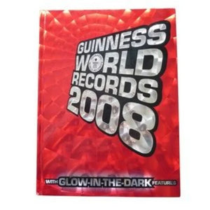 Guinness World Records 2008 Book With Glow-In-The-Dark Features