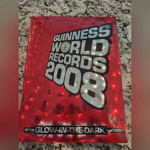 Guinness World Records 2008 Book With Glow-In-The-Dark Features