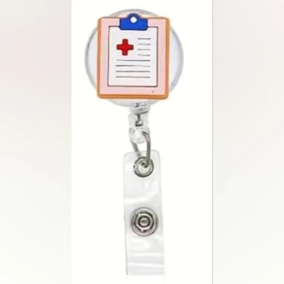Nurse Retractable Badge Reel Holder