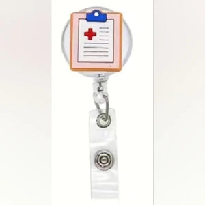 Nurse Retractable Badge Reel Holder