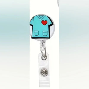 Nurse Retractable Badge Reel Holder