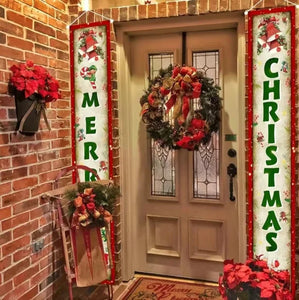 Merry Christmas Door Decoration Banners