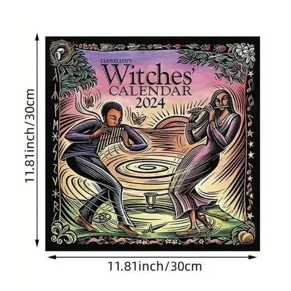 Witches Wall Calendar 2024