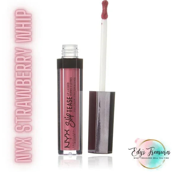 NYX Slip Tease Full Color Lip Lacquer (Strawberry Whip)
