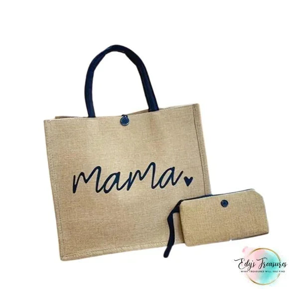 MaMa tote bag with Wristlet