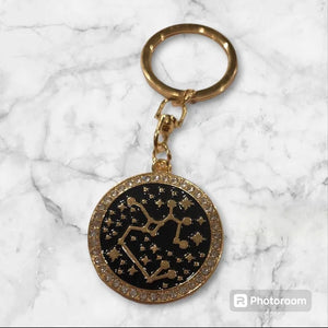 Sagittarius Bling 2-sided zodiac keychain