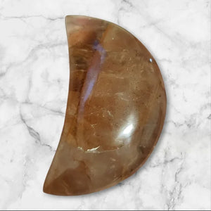 Stunning Fire Quartz Moon