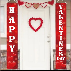 Valentine's Day Indoor Outdoor Decoration Banners