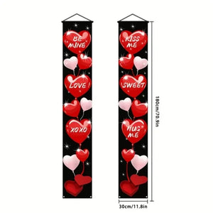 Valentine's Day Indoor Outdoor Decoration Banners