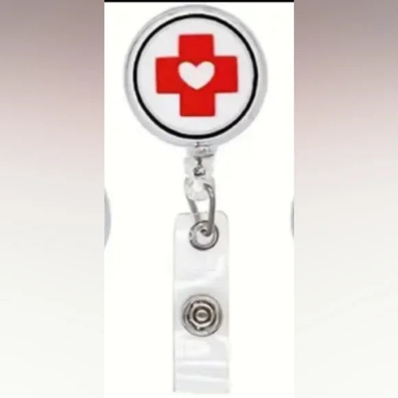 Nurse Retractable Badge Reel Holder