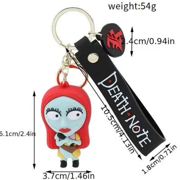 Sally From Nightmare Before Christmas Death Note Keychain
