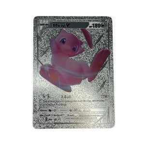 Silver Foil Mew V Pokémon Card