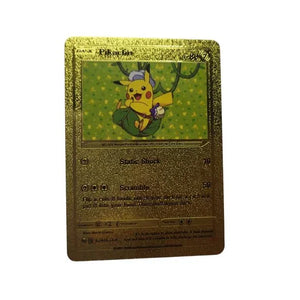 Gold Foil Pikachu Pokémon Card