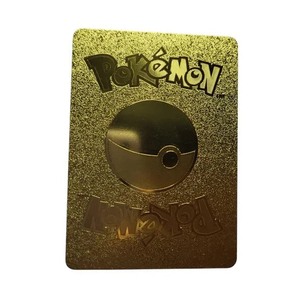 Gold Foil Pikachu Pokémon Card