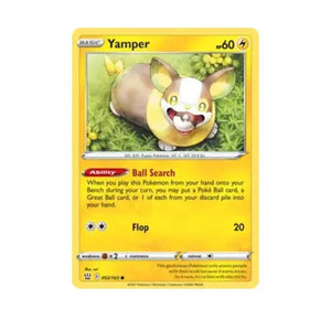 Yamper Pokémon Card - Battle Styles 052/163 - Basic Electric Type - 2021