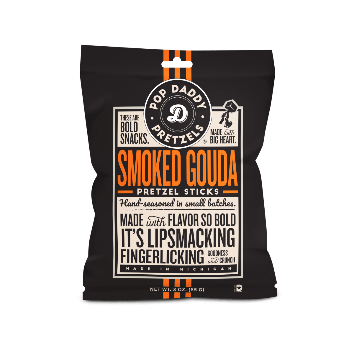 Smoke Gouda Seasoned Pretzels - Snack Size