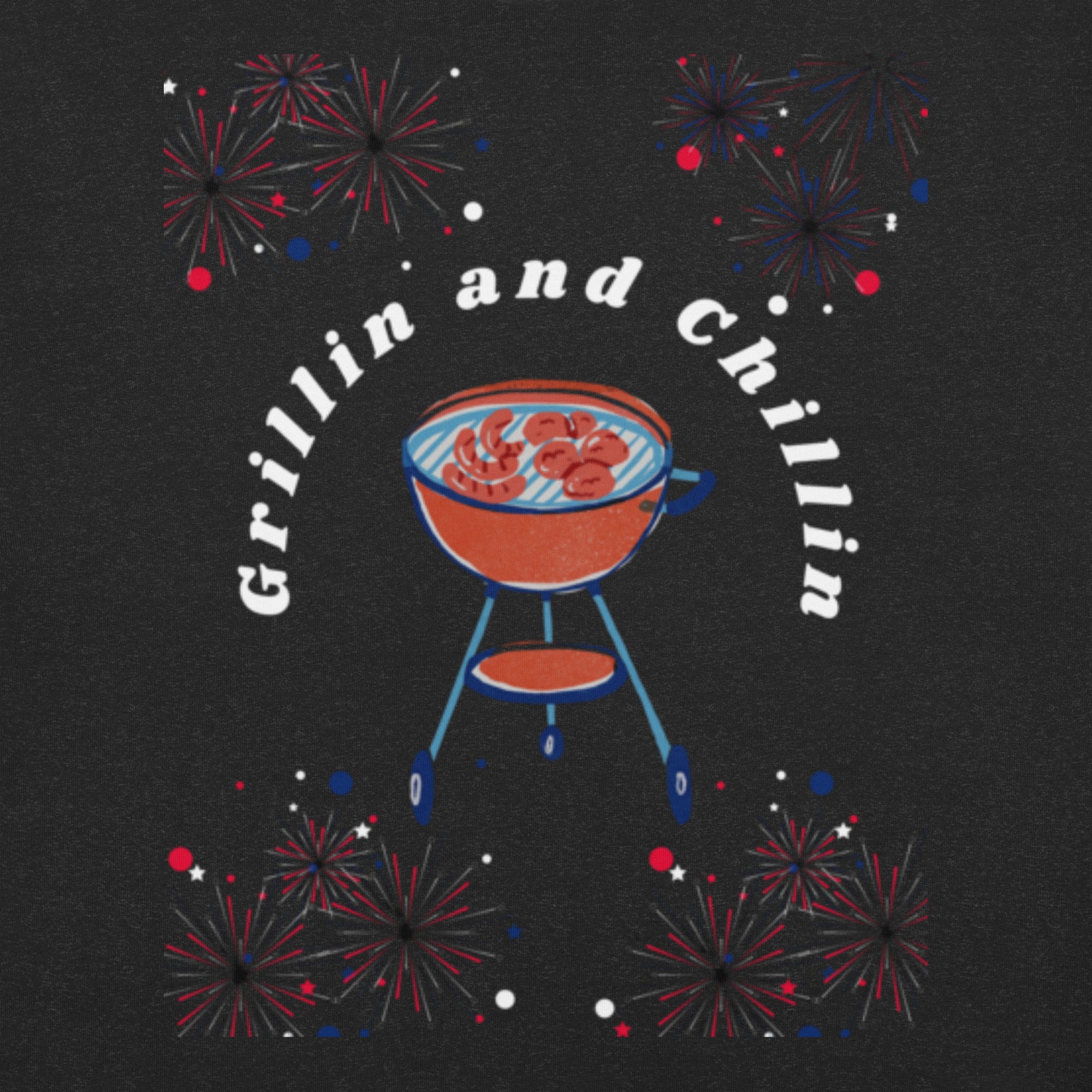 Get ready this 4th with our Grillen and Chilin T-shirt  Unisex t-shirt