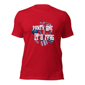 Party like it's 1776 Unisex t-shirt