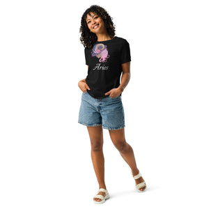 Women Aries Zodiac T-Shirt