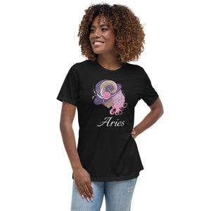 Women Aries Zodiac T-Shirt