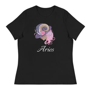 Women Aries Zodiac T-Shirt