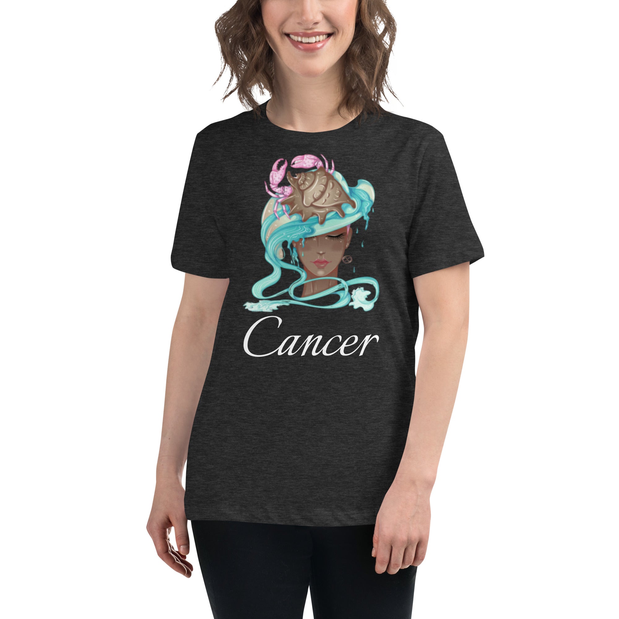 Women Cancer Zodiac T-Shirt