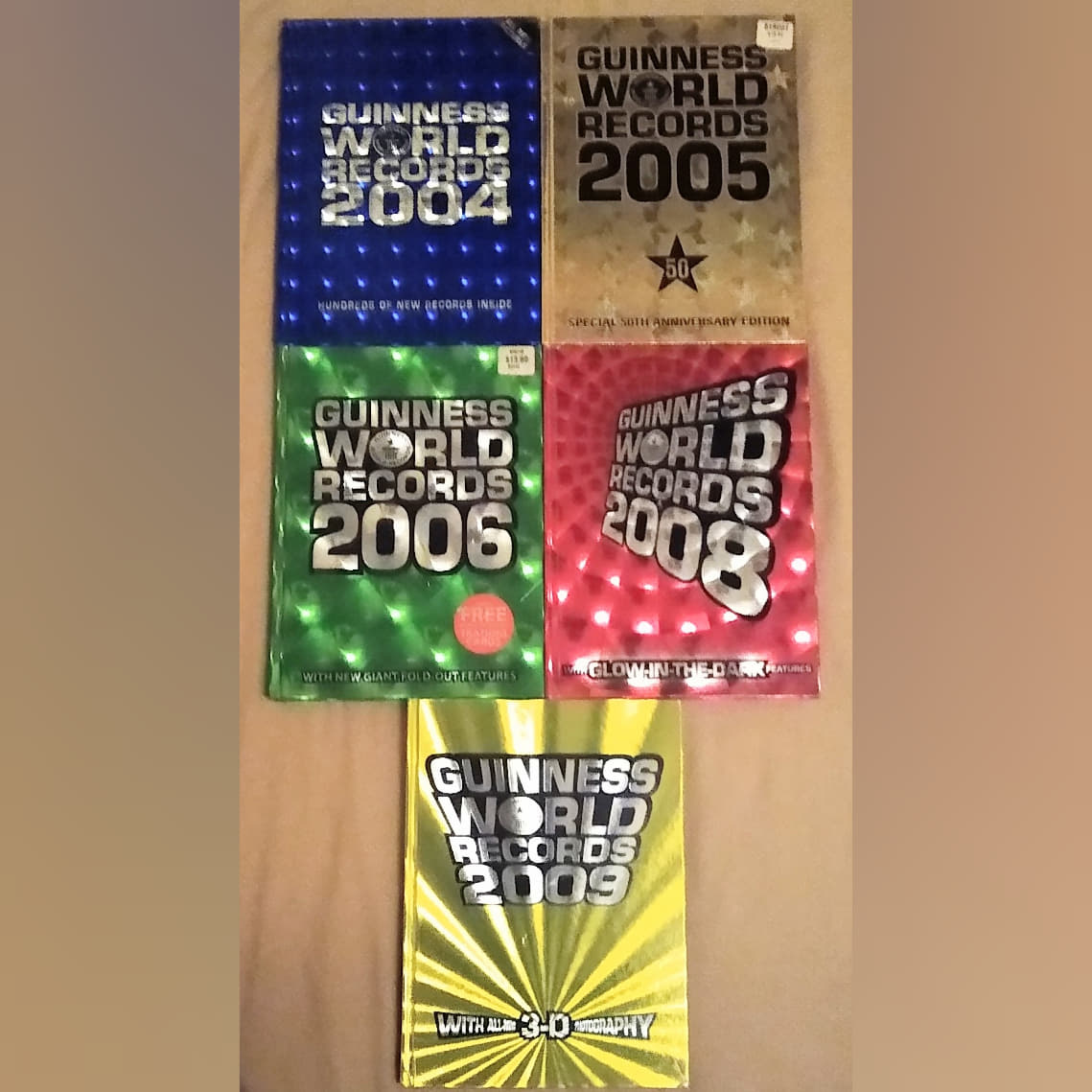 Guinness World Records Book Lot - Edy's Treasures