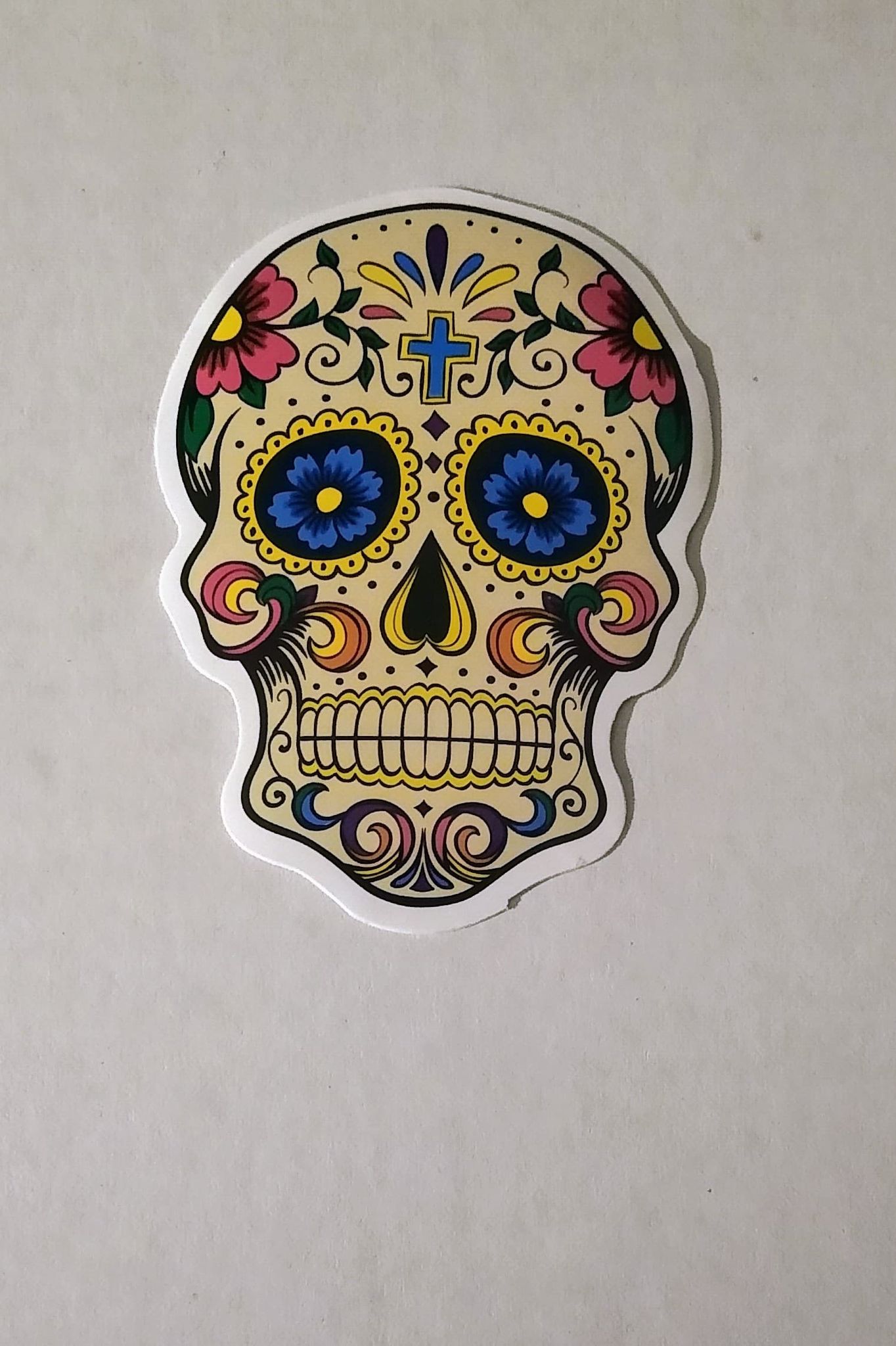 6pk of Sugar Skull Stickers - Edy's Treasures