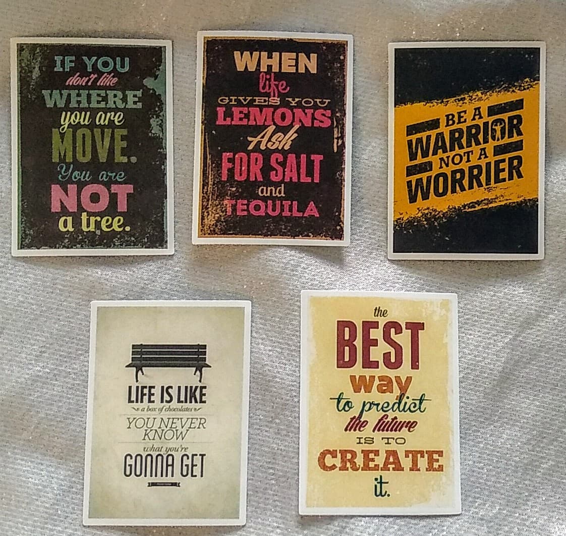 Positive Inspirational Quote Stickers - Edy's Treasures