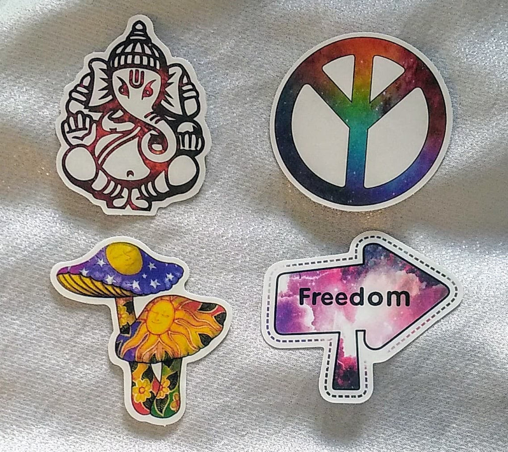 4 Peace & Soulful Colorful Sticker Pk - Edy's Treasures