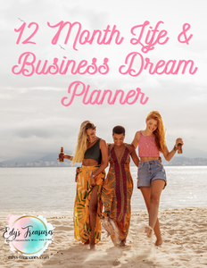 12 Month Life & Business Dream Planner - Edy's Treasures