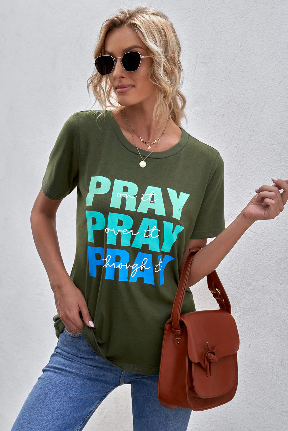 Pray Print T-Shirt sizes S to 2XL - Edy's Treasures