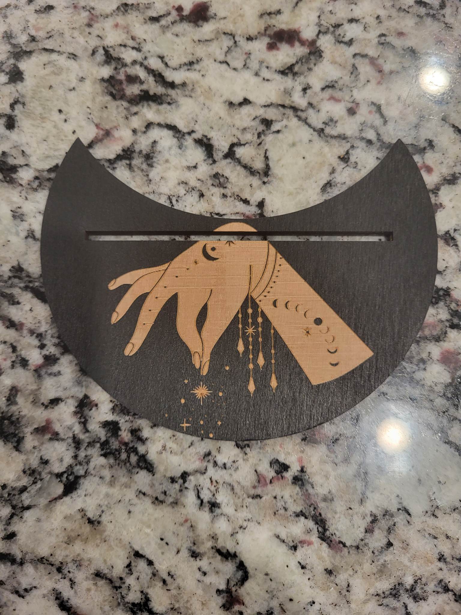 Moon Magic Hand Tarot Card Holder