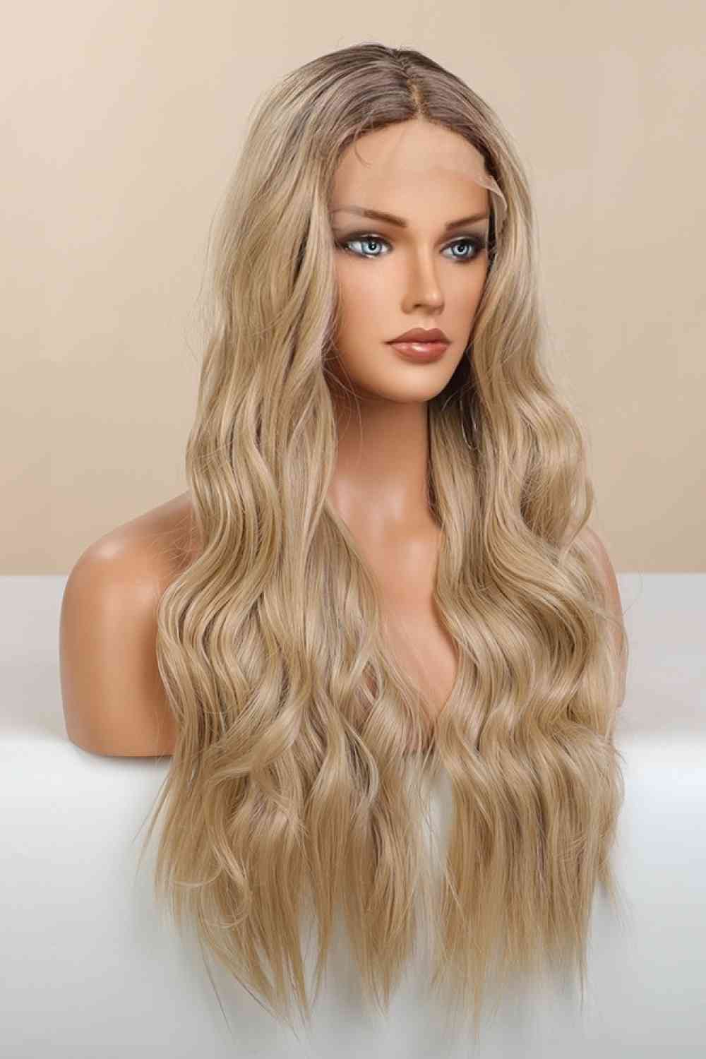13*2" Lace Front Wigs Synthetic Long Wave 26'' 150% Density