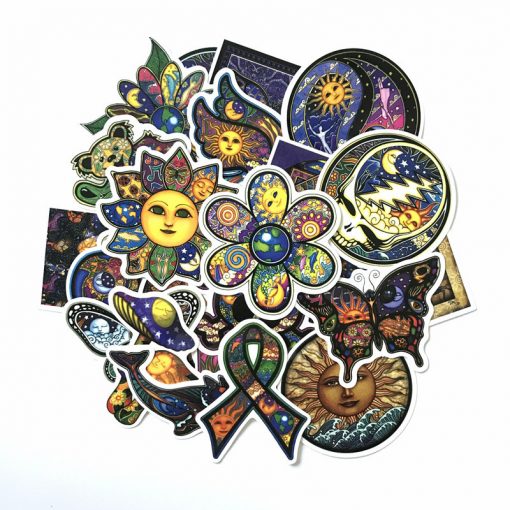 6 Colorful Bohemian Sticker Pk - Edy's Treasures