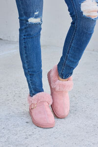 Furry Chunky Thermal Ankle Boots