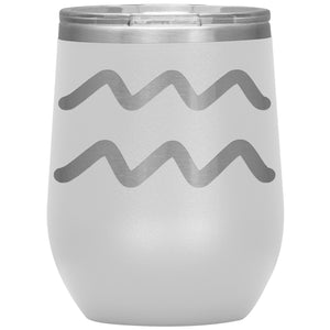Aquarius Wine Tumbler - Edy's Treasures