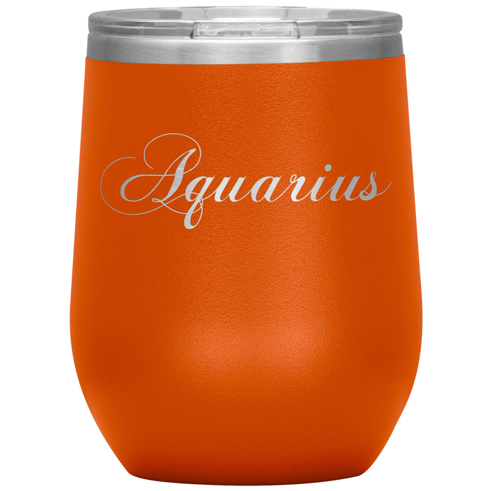 Aquarius Zodiac Wine Tumbler - Edy's Treasures